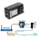 24V 1A POE InjectorPower Over EthernetAdapter for Gateway IP Camera Wlan A