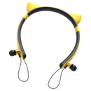 Waterproof  4.2 Earbuds Wireless Headset Yellow Bass Headset
