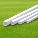 7pcs Styrene ABS Square Tube 500mm 2/3/4/5/6/8/10mm in Diameter