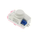 5.8GHz HF System LED Microwave 360 Degree Motion Sensor Light Switch Body M Q6D1