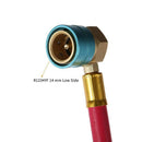 R1234Yf Refrigerant Charge Hose Kit, with 1/2 Acme Lh Can Opener Tap, Air C W1J1
