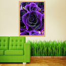 Flower 5D DIY Full Drill Round Diamond Painting Embroidery Kit Cross Stitch