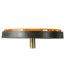 2pcs 2" Round Orange Reflector Universal For Motorcycle ATV Dirt Bike