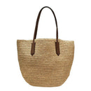 Women'S Handmade Straw Braided Bag Woven Bag Natural Fashionable Outdoor Ha