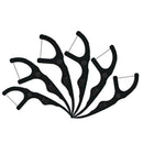 50 Pcs Bamboo Charcoal Dental Floss Teeth Sticks Tooth J3I9 Br Interdental O9W8