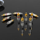 10pcs RCA Soldering Connector Audio Video Plug DIY RCA Speaker Adapter Plug