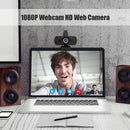 110 Degree Lens 1080P FHD Webcam with Mic Privacy Cover USB Computer Web Camera