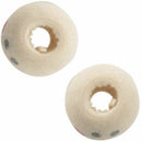 Wooden Round Smile Face Loose Beads 10mm (Pack of Approx. 40pcs) I2C3
