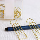 Multifunction 12 Pieces Creative Metal Binder Clips Creative shape Paper Cl