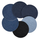 24Pcs Iron On Denim Cotton Patches Repairing Decorating Kit for Jeans 3 Gw
