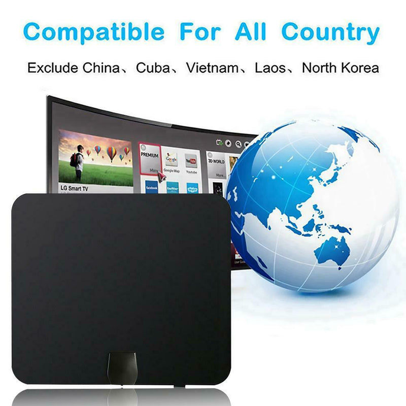 HJ0001 450 Miles Indoor 1080P Digital TV Antenna Signal Receiver Amplifier