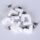 10pcs fixed plastic pcb mounting feet 20mm L type feet with screwH.ES