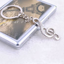 Creative Music Symbol Metal Keychain Ring Keyring Key Fob Funny Xmas Gifts 3c