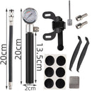 Bicycle Pump With Pressure Gauge Hand Cycling Pump PrS Ew