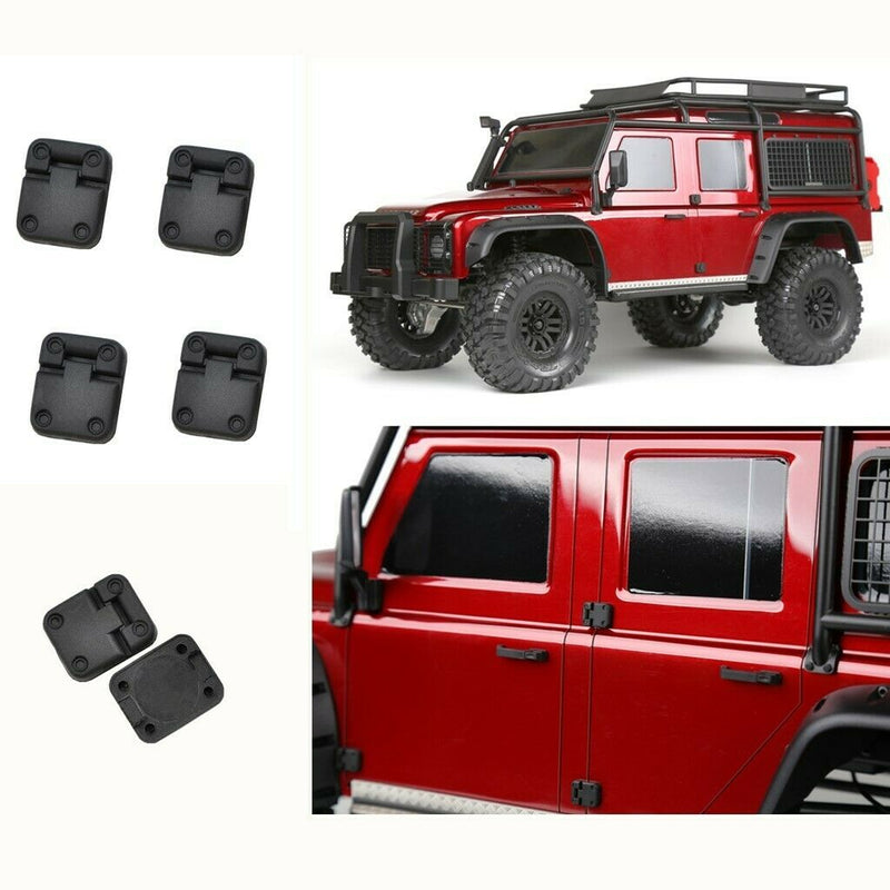 1:10 Scale RC Car Spare Parts Door Hinges 6x Black for Traxxas TRX-4 Models