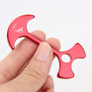 4 PCS Aluminum Alloy Mulitfunctional Floor Nail For Camping Tent Peg Path Deck