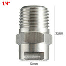 1/4 inch metal v jet flat fan spray nozzle specific industrial washing tool 3C