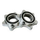 2pcs Standard Spinlock Dumbbell Bar Nut 2.5cm 1" for Barbells Collars, cast iron