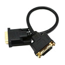 DVI-D Male To Female Extension Cables For Digital Screens Flat Panels Graphics