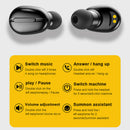 Mini TWS Bluetooth 5.0 Wireless HiFi In-Ear Earphones Earbuds w/ Charging Box Ef