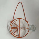 Iron Bird Feeder Hanging Feed Support Hanging Coating for Garden Accessory