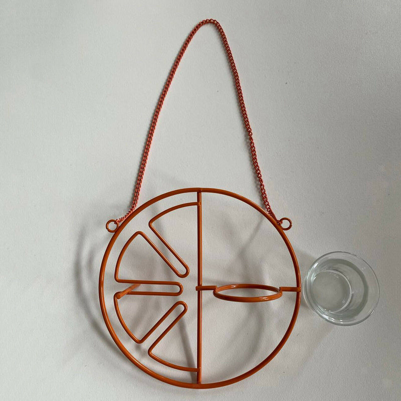 Iron Bird Feeder Hanging Feed Support Hanging Coating for Garden Accessory