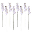 8Pcs Artificial 12 Head Orchid Phalaenopsis Flower Home Garden Decoration