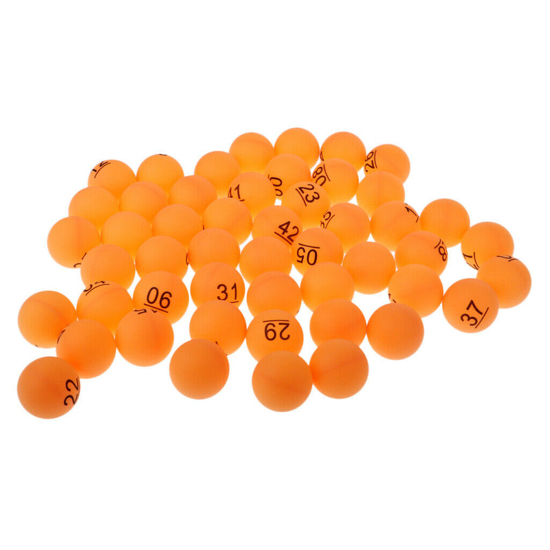 100Pcs Numbered Beer Pong Balls 40mm Raffle Balls (No. 1-100 )