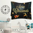 Christmas Tapestry Santa Claus Elk Tablecloth Beach Towel Mat Xmas Decor