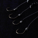 Ready Tied Chod Rigs - Carp Pop Up Stiff Rig Coarse Fishing Barbless Hook S D1W6