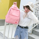 New High School Student Bag Female Canvas Backpack Girl Travel Large Capaci