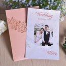 5pcs Business Wedding Invitation Card With Ribbon Wedding Decor Party SupplS Hn