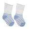 Winter Warm Thicken Cotton Baby Girls Boys Stripe Side Terry Socks(Blue/S)