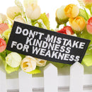 1pc don't mistake cloth badges patch embroidered applique sewing label patches Z