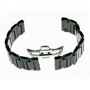 Luxury Ceramic Watch Wristband Strap Belt For 22mm Smart Bracelet Black