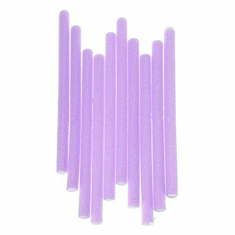 10PCS Curler Maker Soft Foam Bendy Twist Curls Tool Styling Hair_Roller DIY H8W4