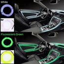 4M LED RGB Charge Light Car Interior Center Console Foot Decorative Universal