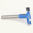 1/4in T-type Wood Router Bit Mill Engraving Trimmer Adapter Milling Cutter