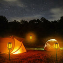 Solar Lantern Lights Outdoor Flame Hanging Garden Decor, Upgrade 99 LEDs