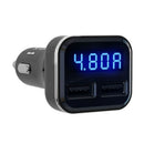 4.8A Intelligent Voltage Current Detection Dual Usb Fast Car Charger Adapte
