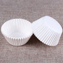100pcs white cupcake paper cases cupcake paper cups for bakeware cake tools M BX