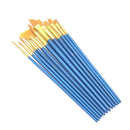 12pcs Pro Watercolor Paint Brushes Set Oil Painting Pen Art (Dark Blue) A