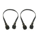 4pcs Bag Purse Strap Handbag Accessory DIY Repair Replacements Black+Brown