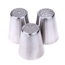 3Pcs Russian Tulip Flower Cake Icing Piping Nozzles Decorating Tips Baking