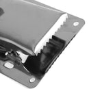 Stainless Steel Fish Tail Clip Cleaning Clamp w/ Mounting Base Fishing Ta A
