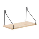 Wood Floating Shelf Wall Mounted Shelving Storage Display Shelf Beige S