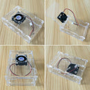 General For Raspberry pi 3 B + 2 Generation Raspberry pi Case with Fan+ Screw