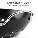 Grill Pan Easy Clean Home Kitchen With Handle Non Stick Round Roasting BBQ Plate
