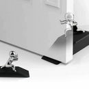 Zinc Alloy Little and Man with Non-slip Rubber Bases Door Stop Safe Anti-co