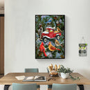Diamond Painting Truck Birds Full Round Wall Art Picture DIY Set 30x40cm